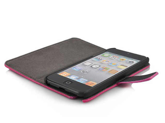 Kunstleren Sideflip Case Hoesje voor iPod touch 5G/6G