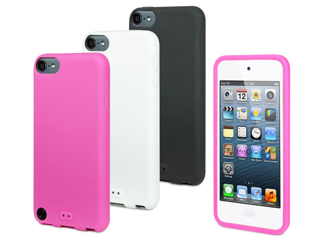Muvit Rubber 3-pack Silicone Skin voor iPod touch 5G/6G
