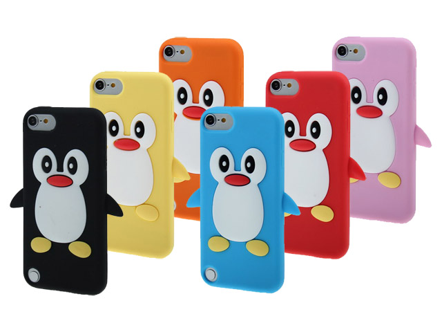 onenigheid boom Afrika Pinguin Silicone Skin Case voor iPod touch 5G/6G