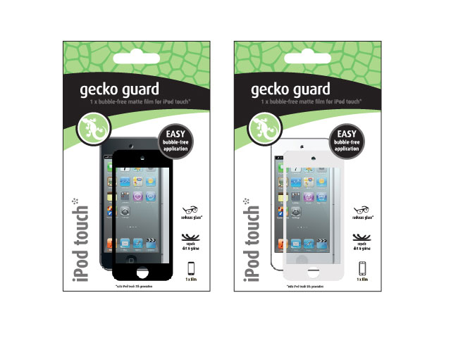 Gecko Guard Bubble-Free Protector voor iPod touch 5G/6G