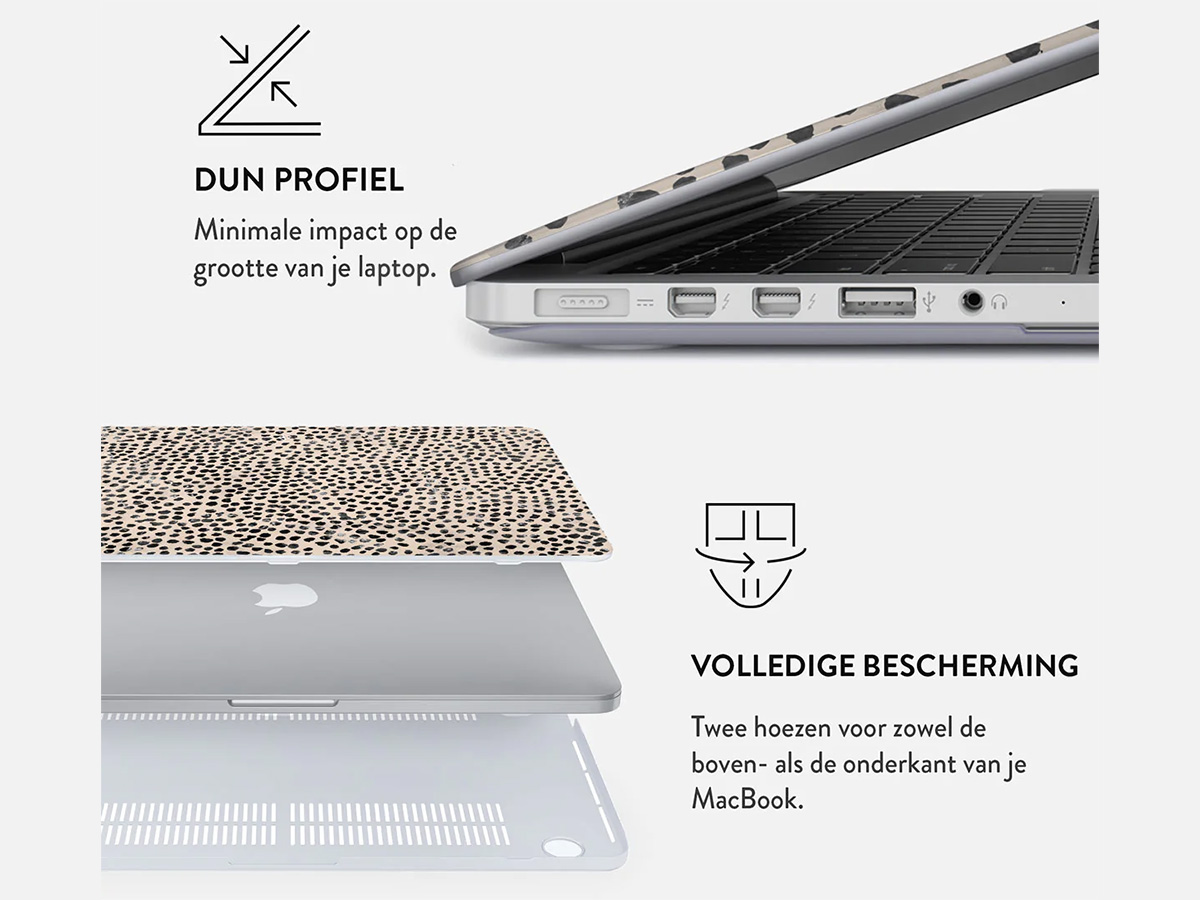 Burga Hard Case Almond Latte - MacBook Air 13