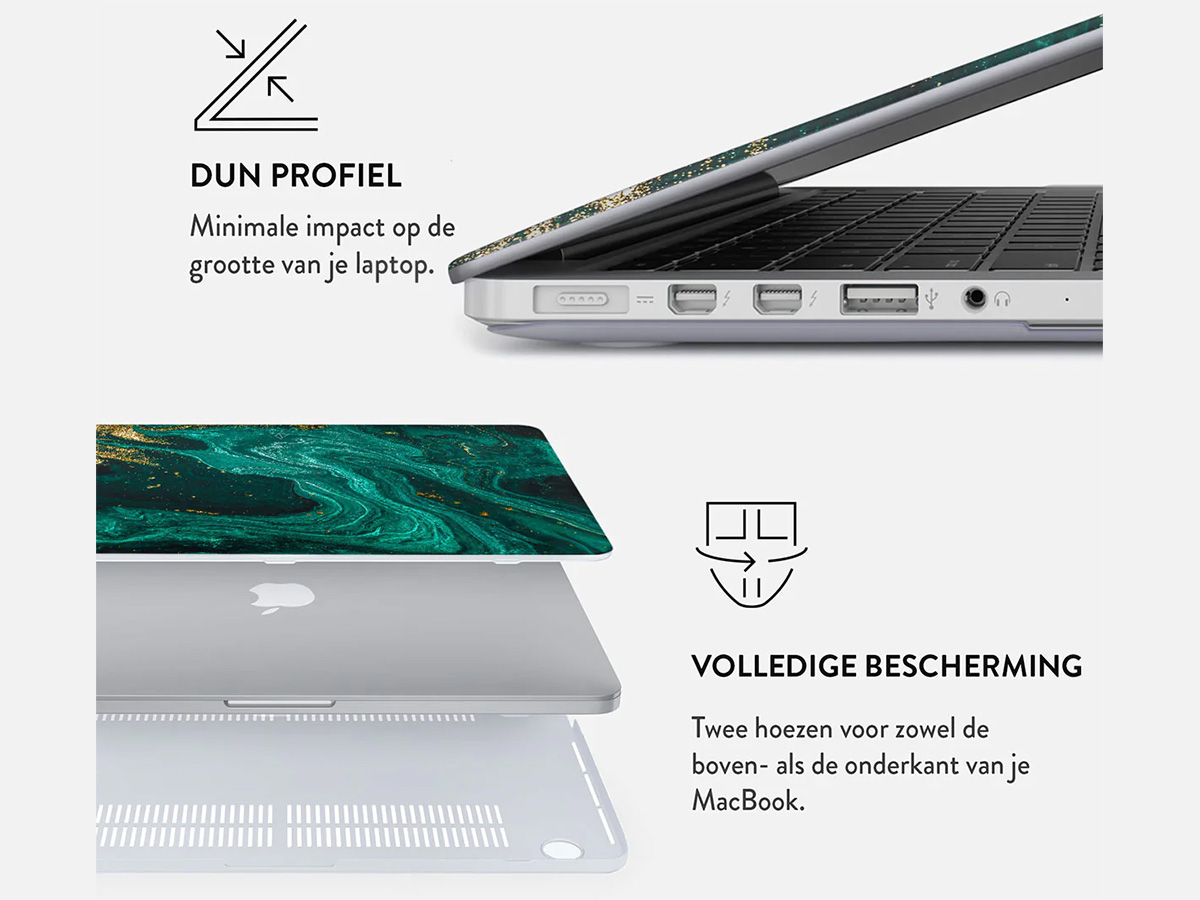 Burga Hard Case Emerald Pool - MacBook Air 13