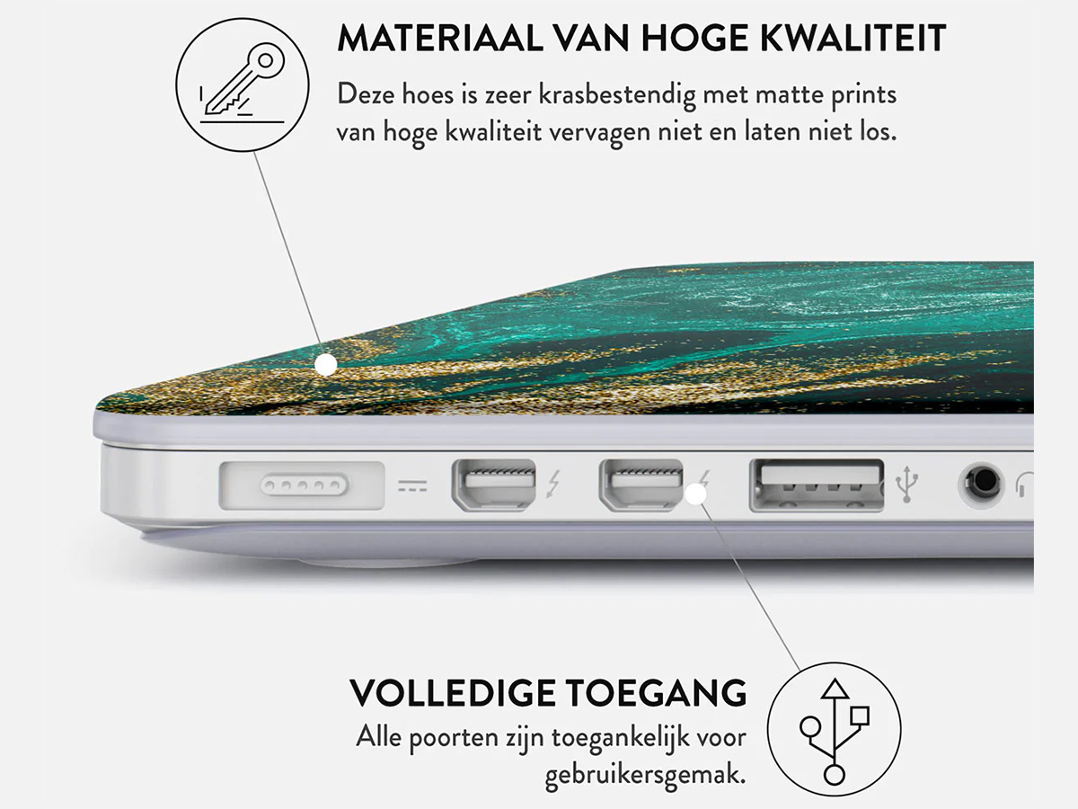 Burga Hard Case Emerald Pool - MacBook Air 13
