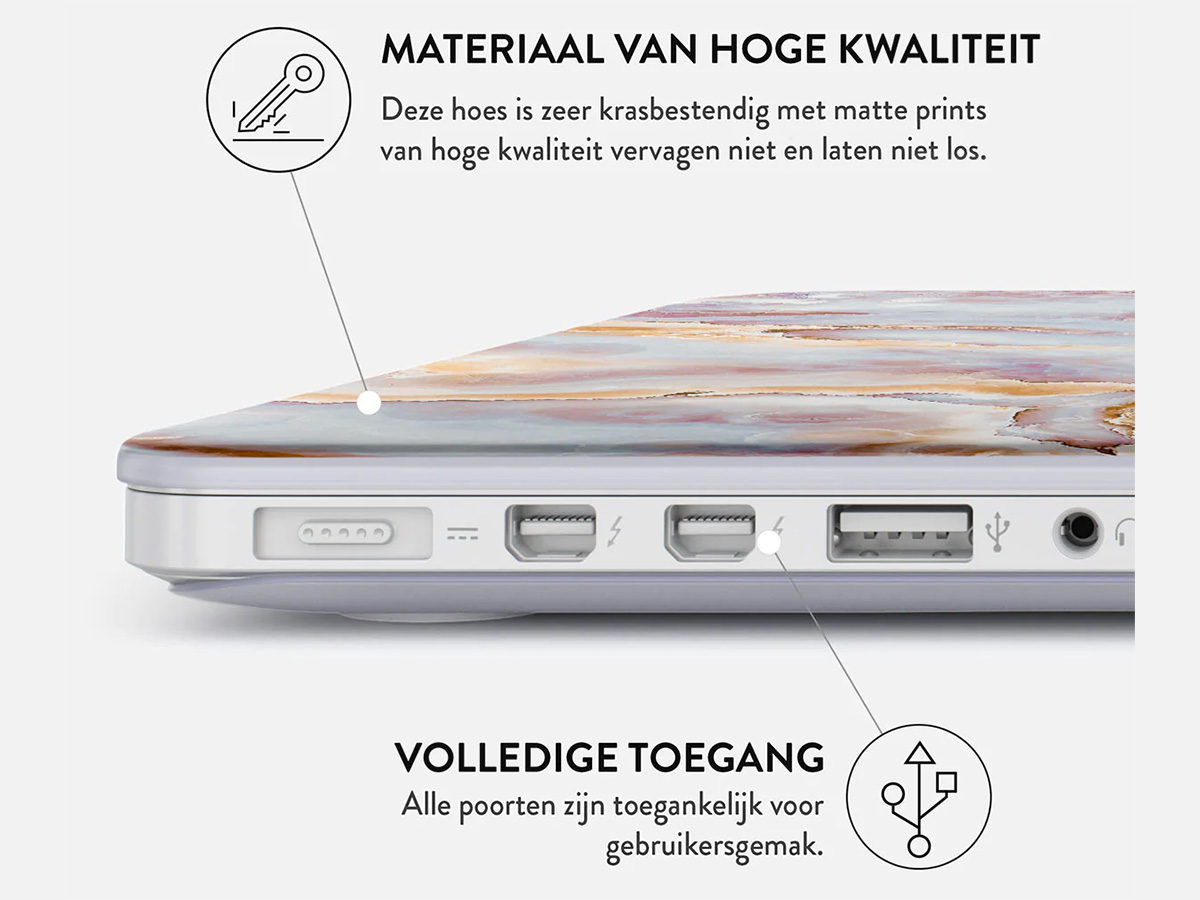 Burga Hard Case Frozen Leaves - MacBook Pro 13