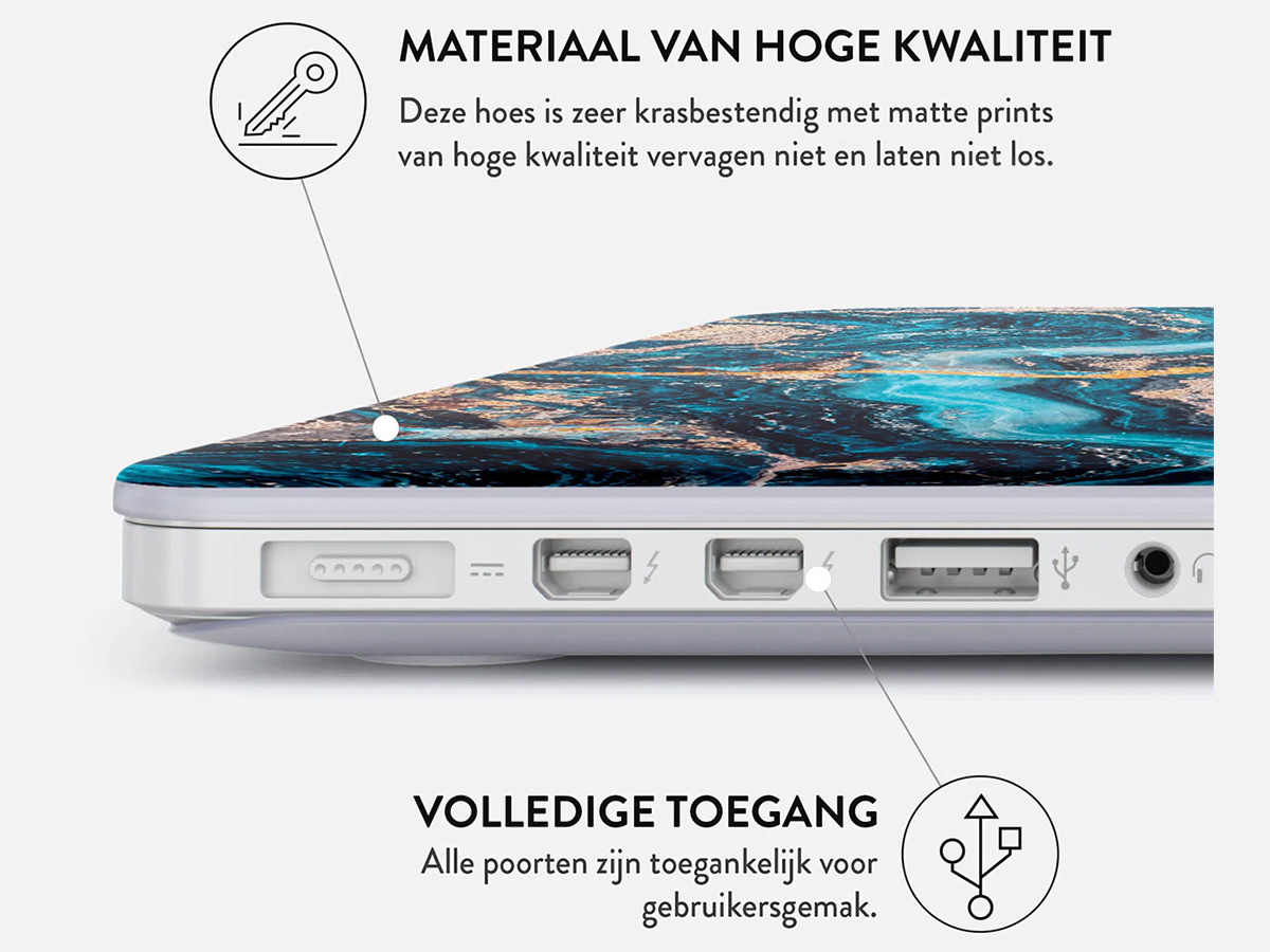 Burga Hard Case Mystic River - MacBook Air 13