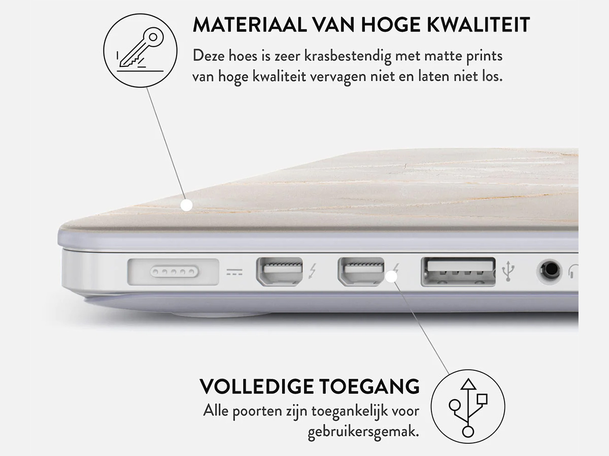 Burga Hard Case Vanilla Sand - MacBook Air 13