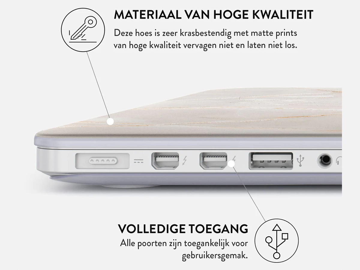 Burga Hard Case Vanilla Sand - MacBook Pro 13