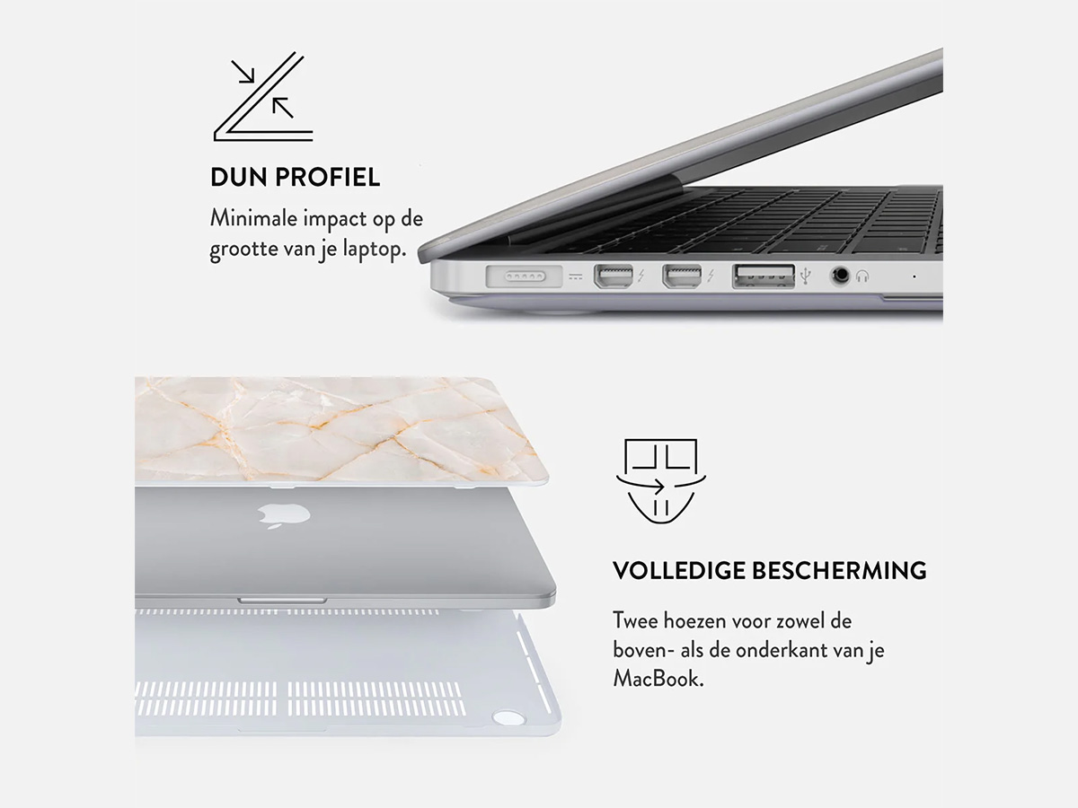 Burga Hard Case Vanilla Sand - MacBook Pro 14