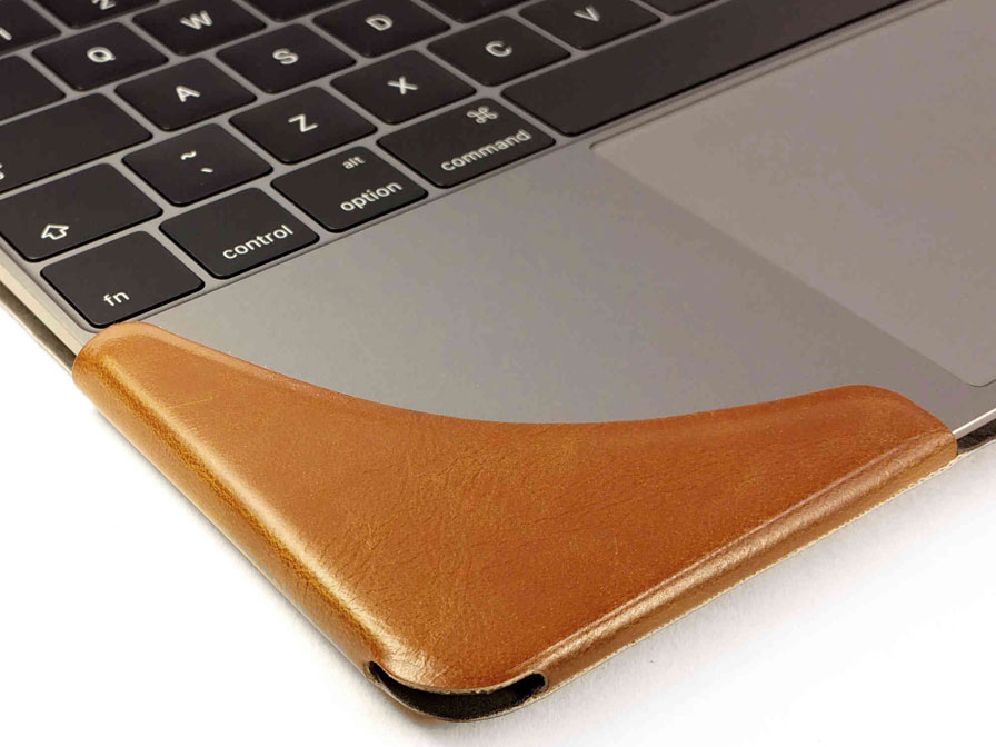 Tuff-Luv Leather Case Cognac - MacBook 12
