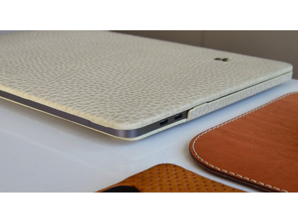 Vaja Suit Leather Case Zwart - Leren MacBook Pro 13