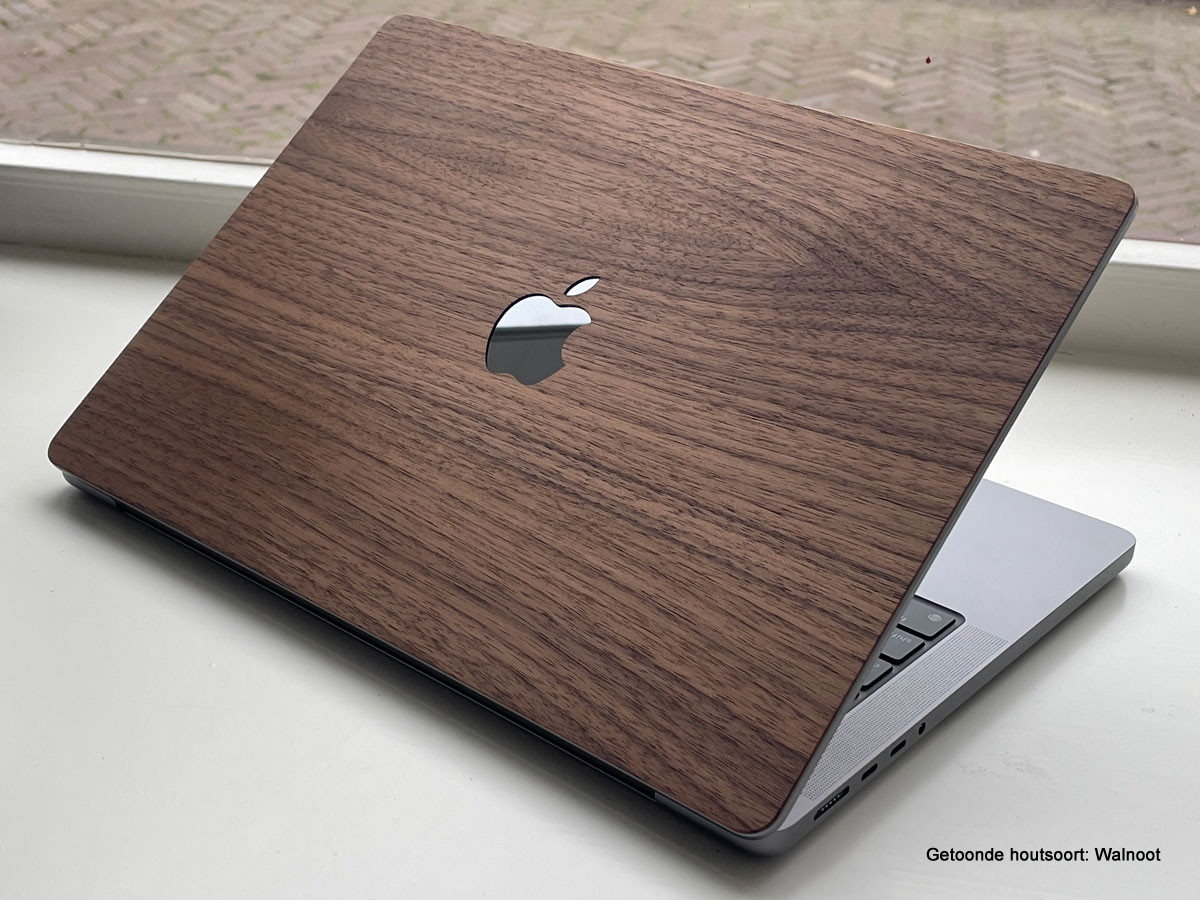 RAUW Echt Houten Skin Ebben - MacBook Pro 14