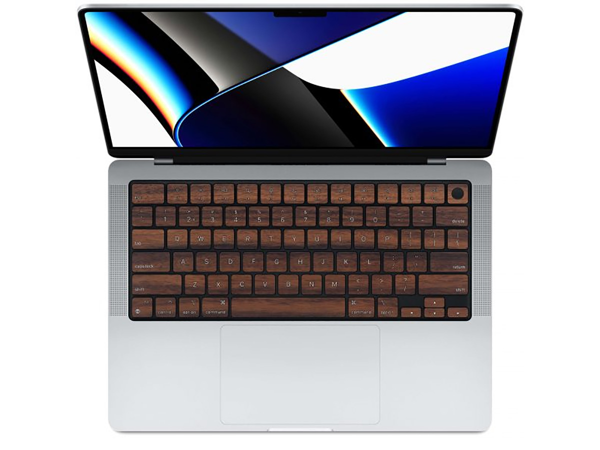 RAUW Echt Houten Toetsenbord Skin Palissander - MacBook Pro 14