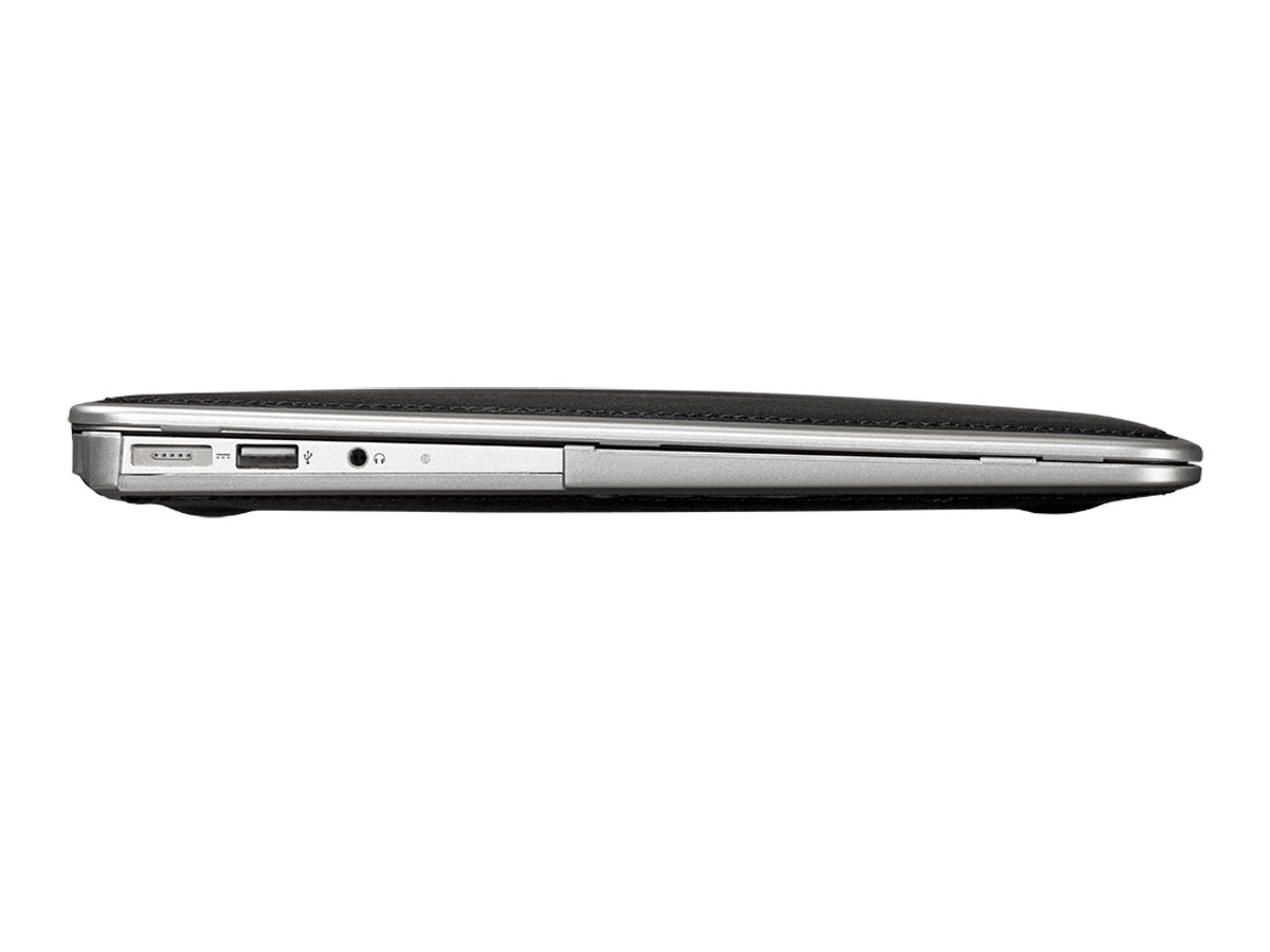 Sena Ultra Thin Snap On Rood - Leren MacBook Air 13