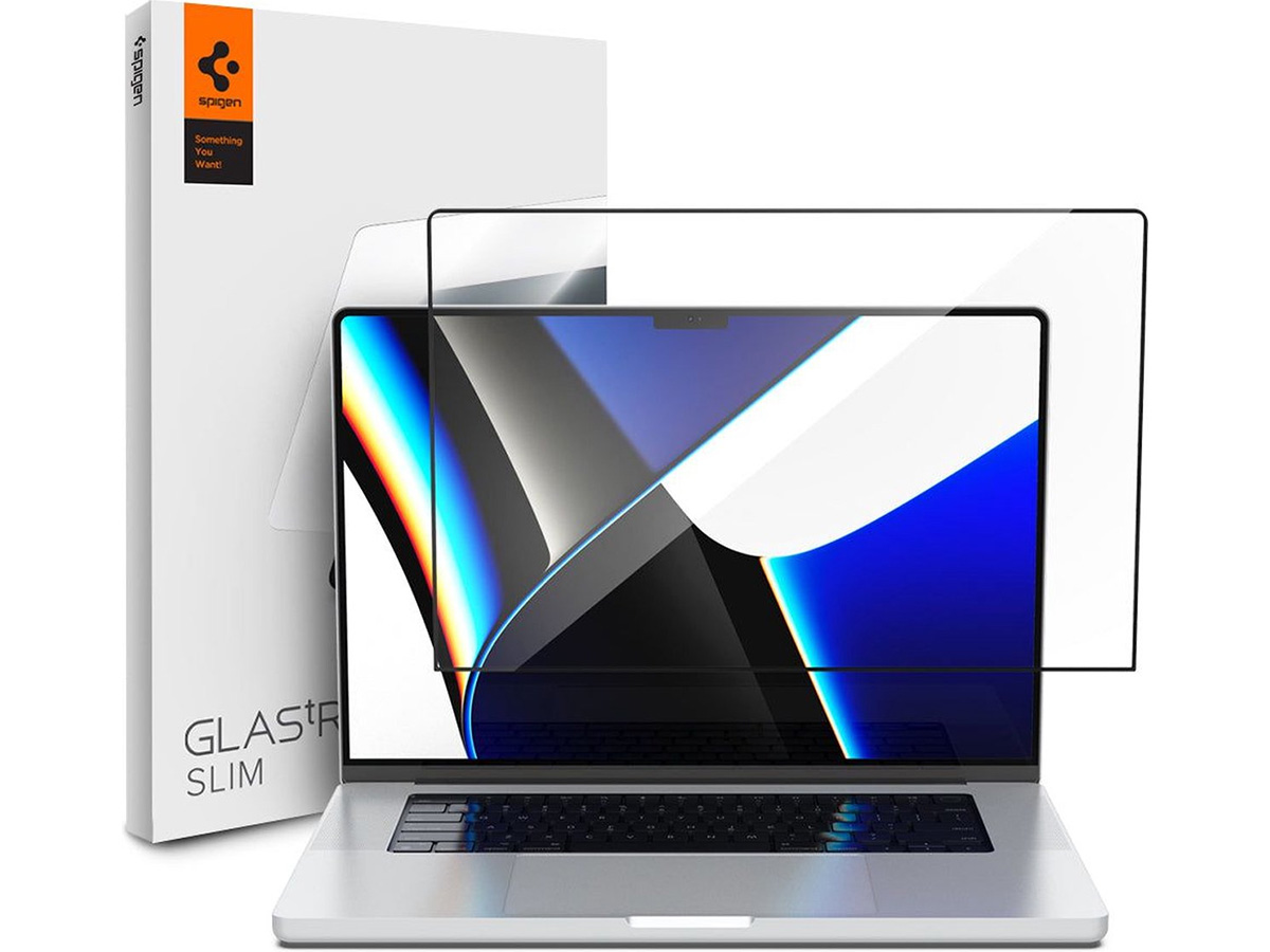 Spigen Tempered Glass Screen Protector MacBook Pro 14