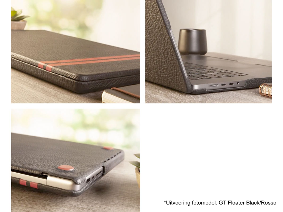 Vaja Suit Leather Case Cognac - Leren MacBook Pro 14
