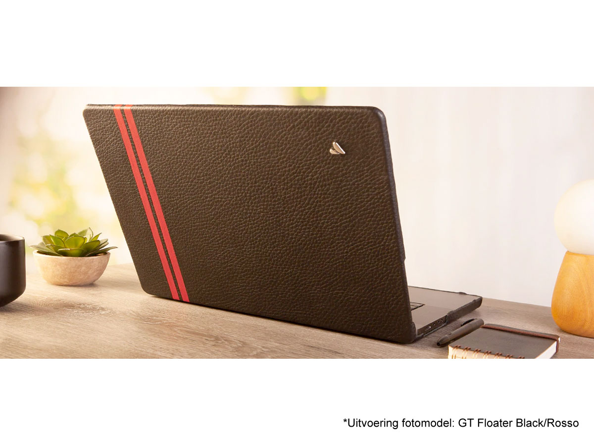 Vaja Suit Leather Case Zwart - Leren MacBook Pro 14