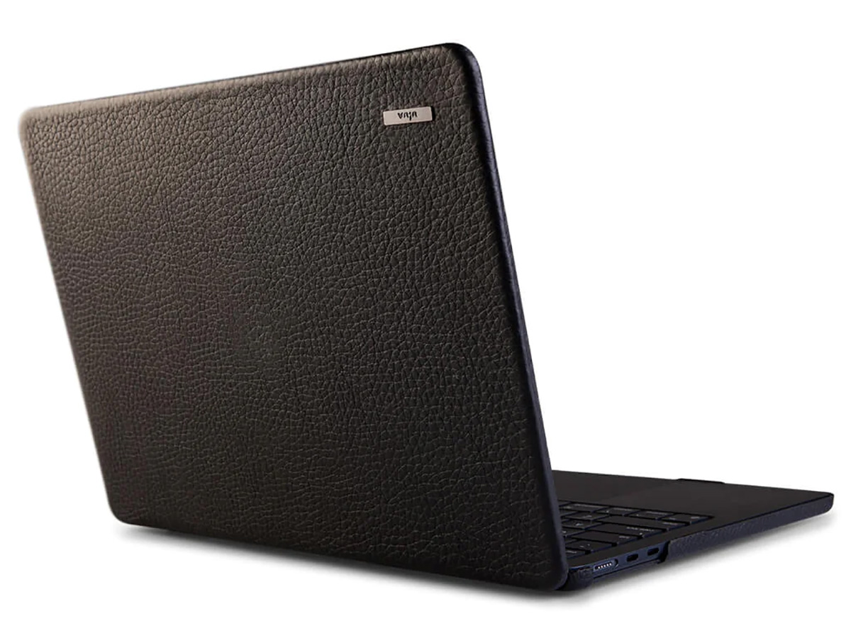 Vaja Suit Leather Case Zwart - Leren MacBook Air 15