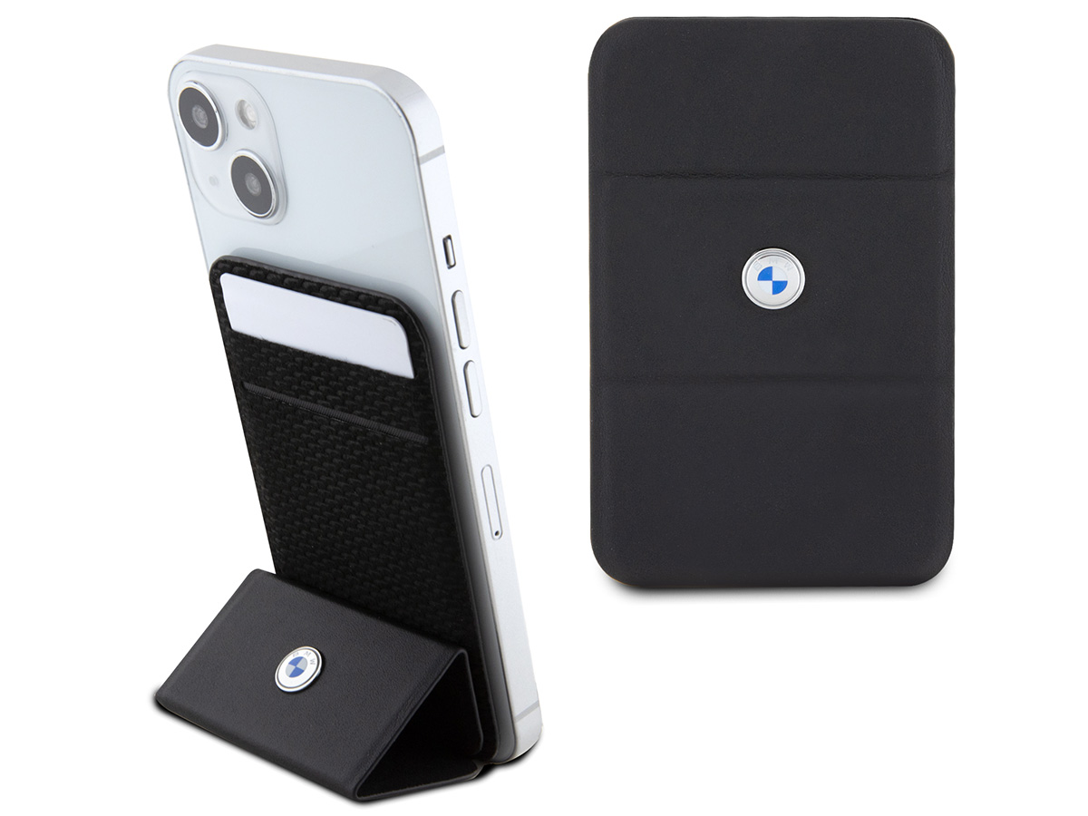 BMW Signature MagSafe Wallet - Pashouder met Standfunctie