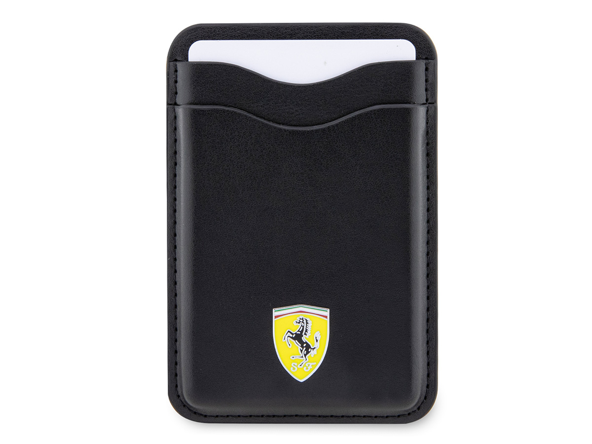 Ferrari MagSafe Wallet Zwart - Magnetische Pashouder 