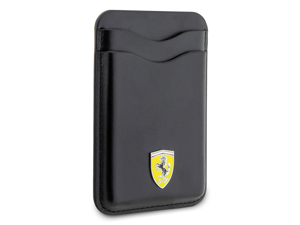 Ferrari MagSafe Wallet Zwart - Magnetische Pashouder 