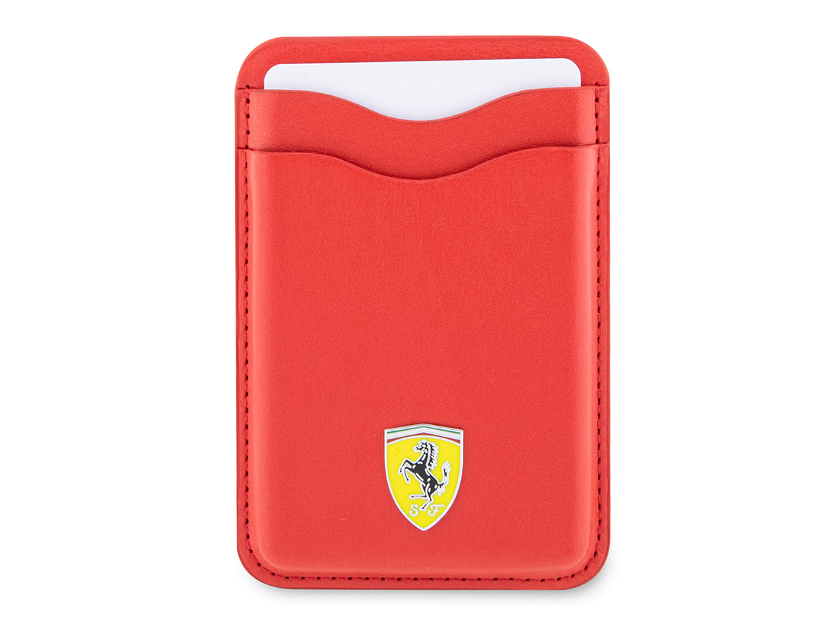 Ferrari MagSafe Wallet Rood - Magnetische Pashouder 