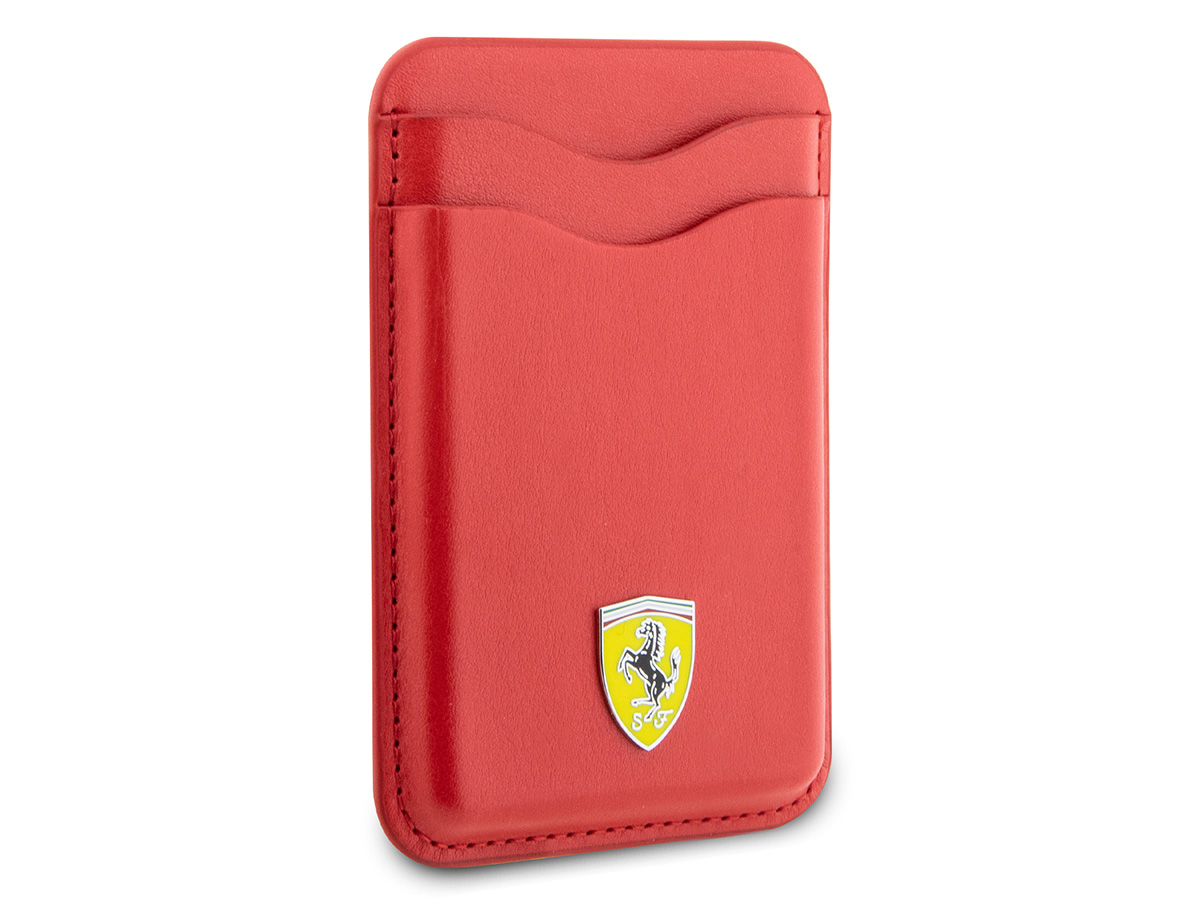 Ferrari MagSafe Wallet Rood - Magnetische Pashouder 