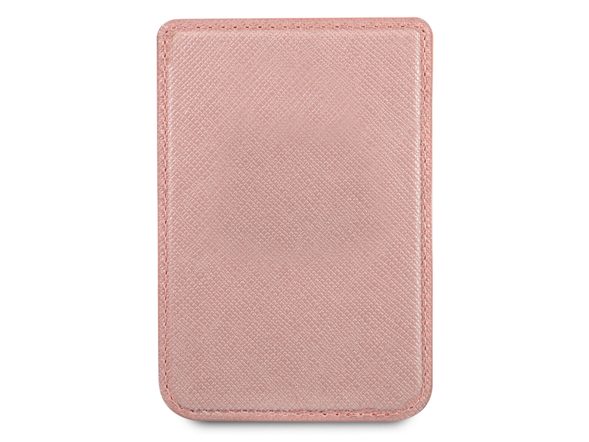 Guess Saffiano MagSafe Wallet - Roze