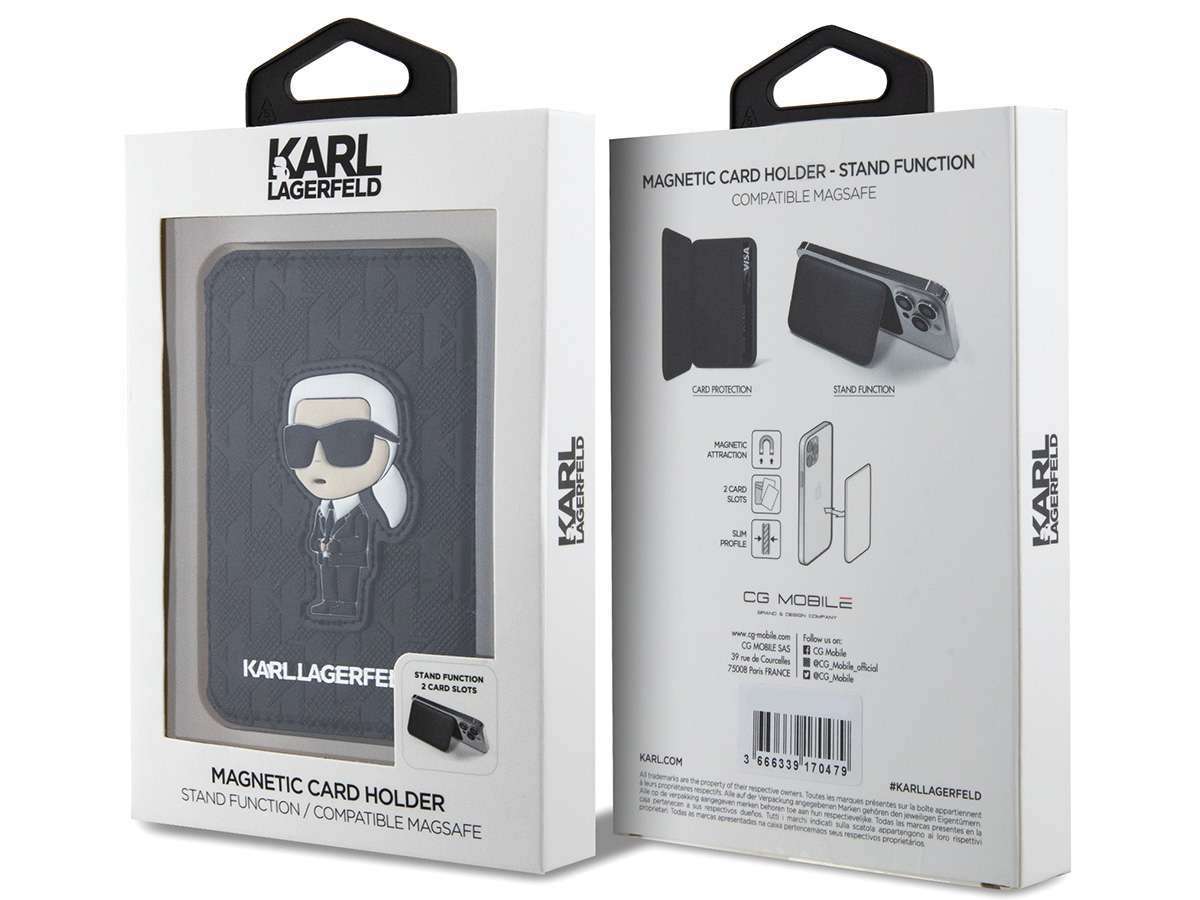 Karl Lagerfeld Monogram Ikonik MagSafe Wallet - Karl