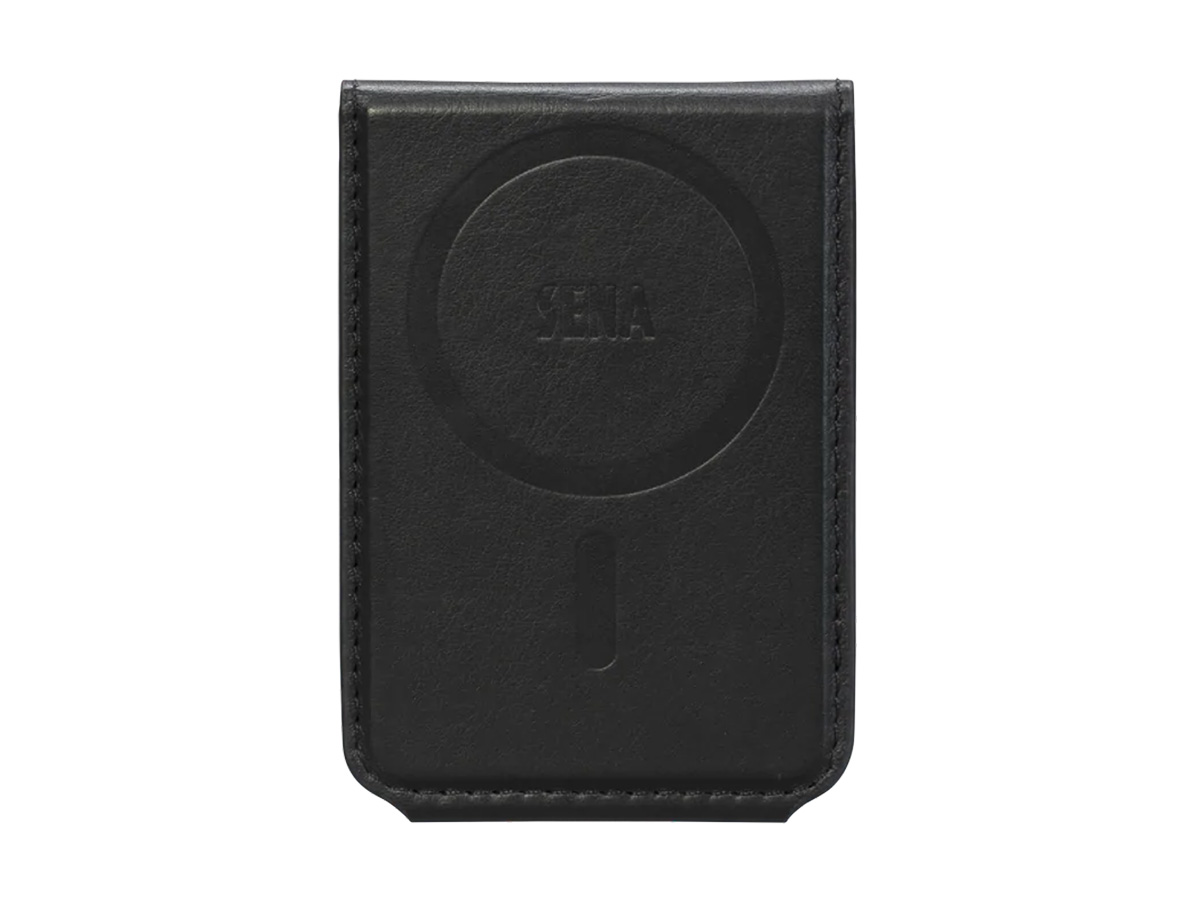 Sena Leather MagSafe Bifold Wallet - Zwart