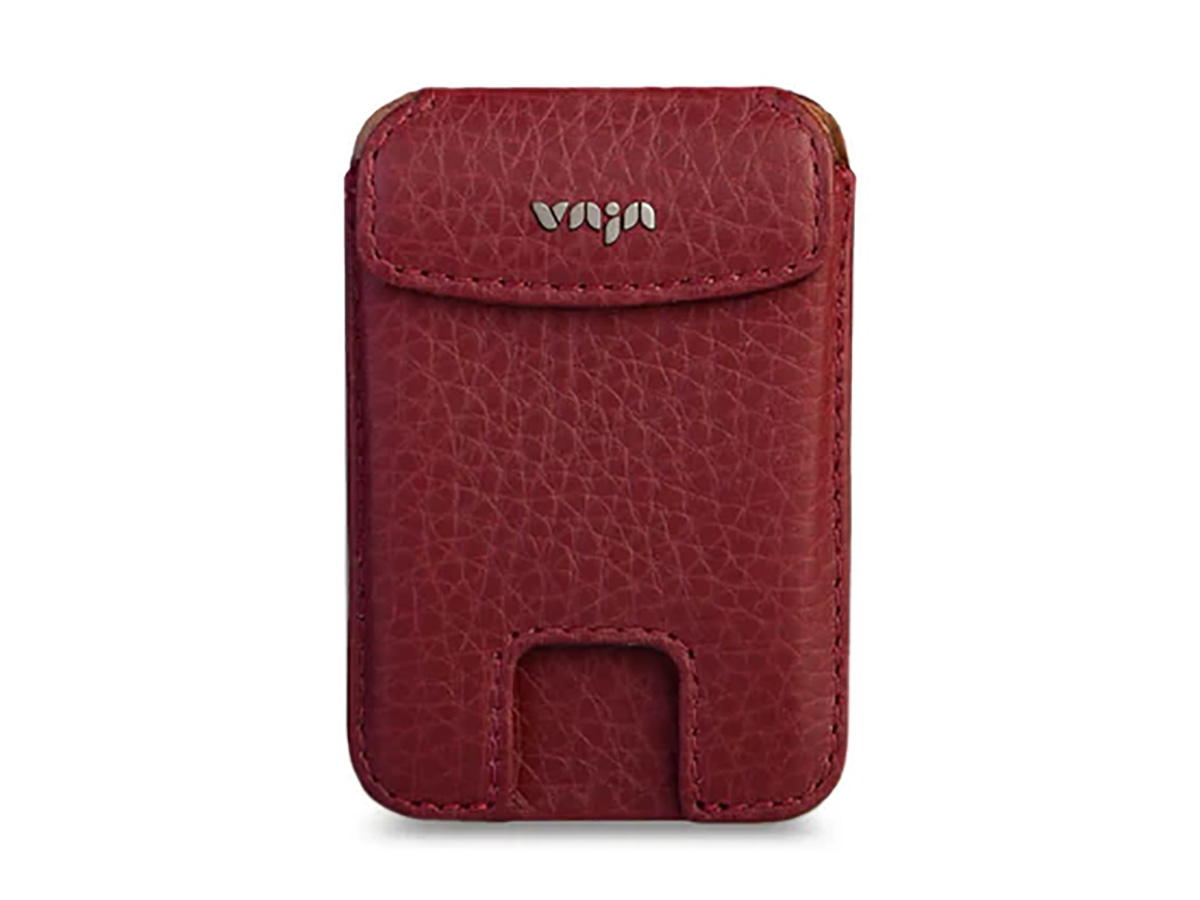 Vaja V-Mag Mini Wallet Rood - Magnetische Pashouder tot 7 Pasjes