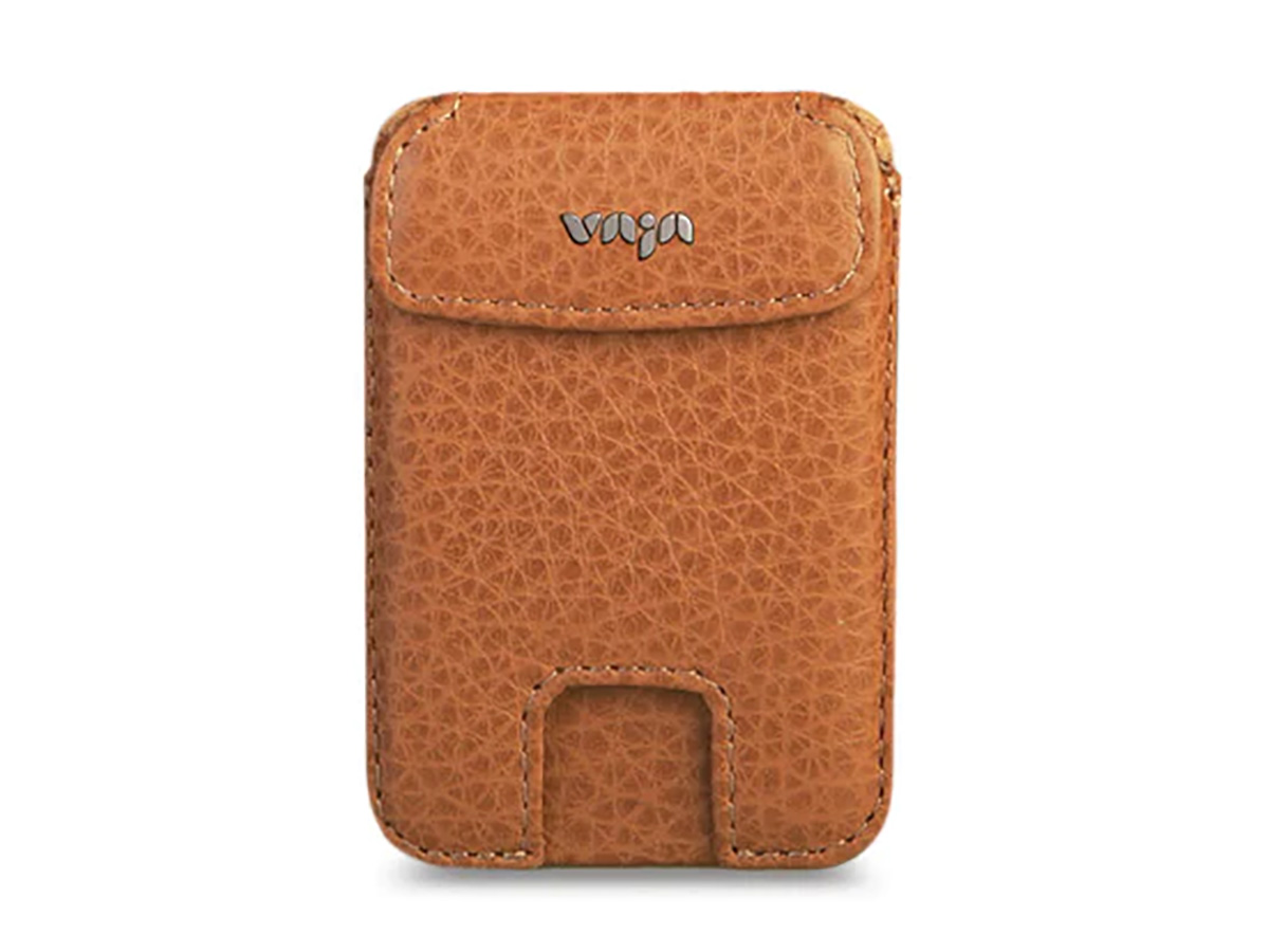 Vaja V-Mag Mini Wallet Cognac - Magnetische Pashouder tot 7 Pasjes