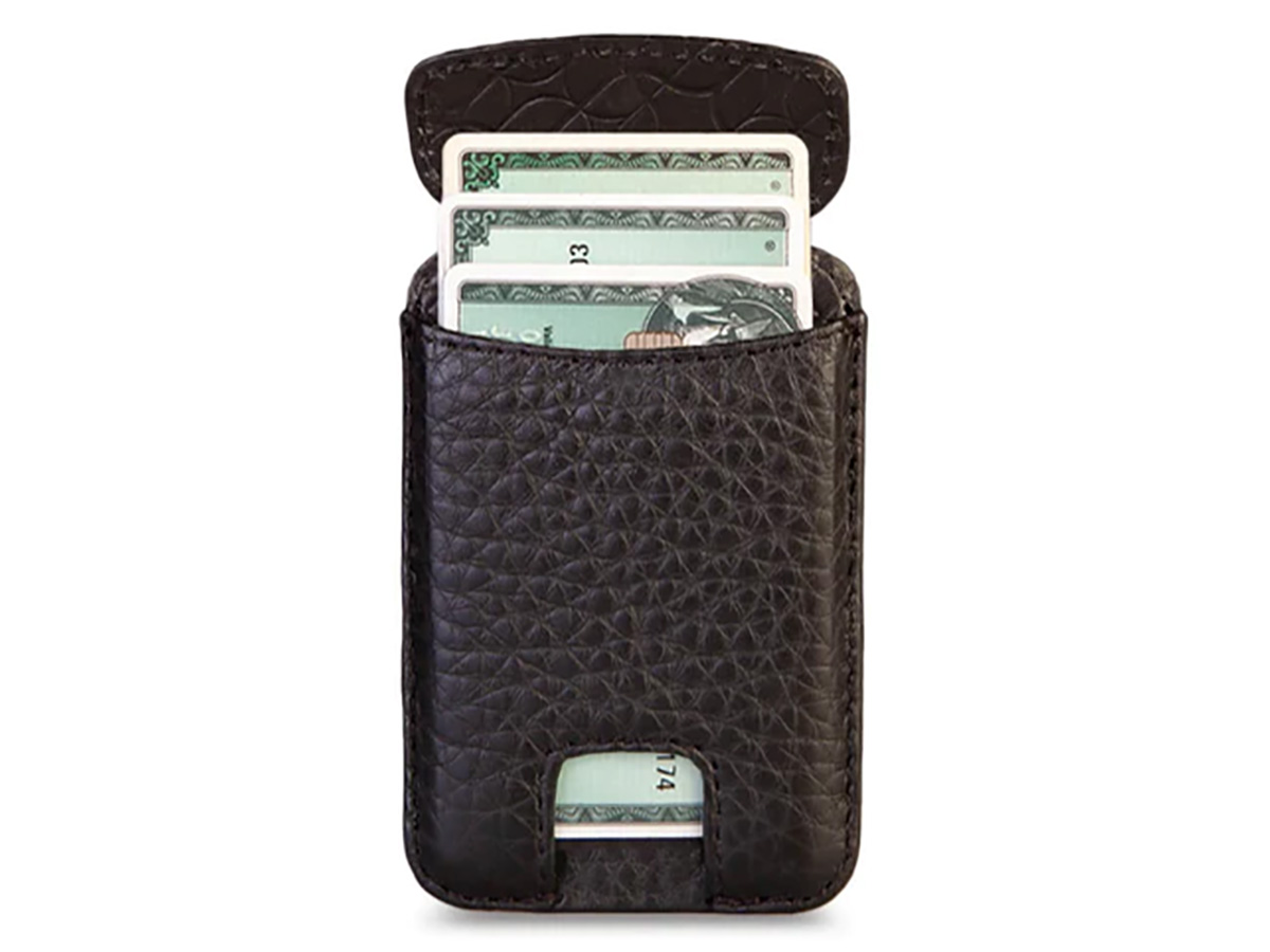 Vaja V-Mag Mini Wallet Zwart - Magnetische Pashouder tot 7 Pasjes