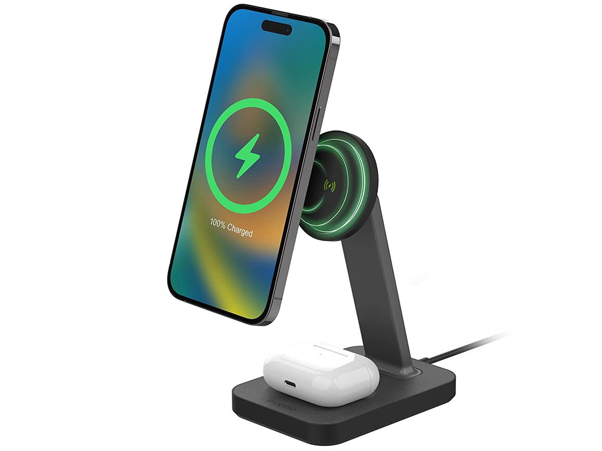 Mophie Snap+ 2-in-1 Wireless Charging MagSafe Stand 