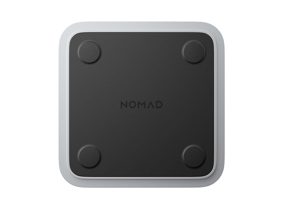 Nomad Base One MagSafe Charger Silver - Verzwaarde Draadloze Oplader