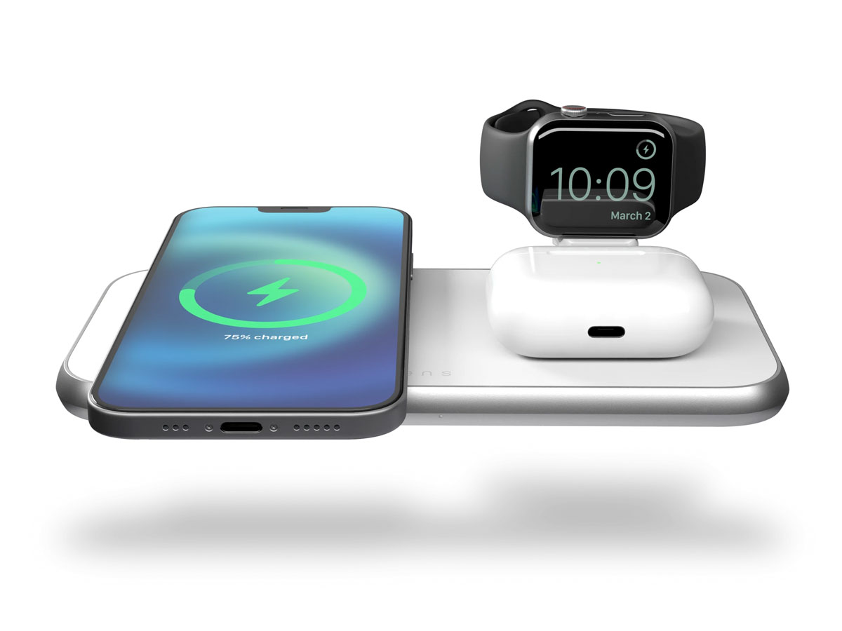 Zens Aluminium 4-in-1 MagSafe Wireless Charger incl. Watch