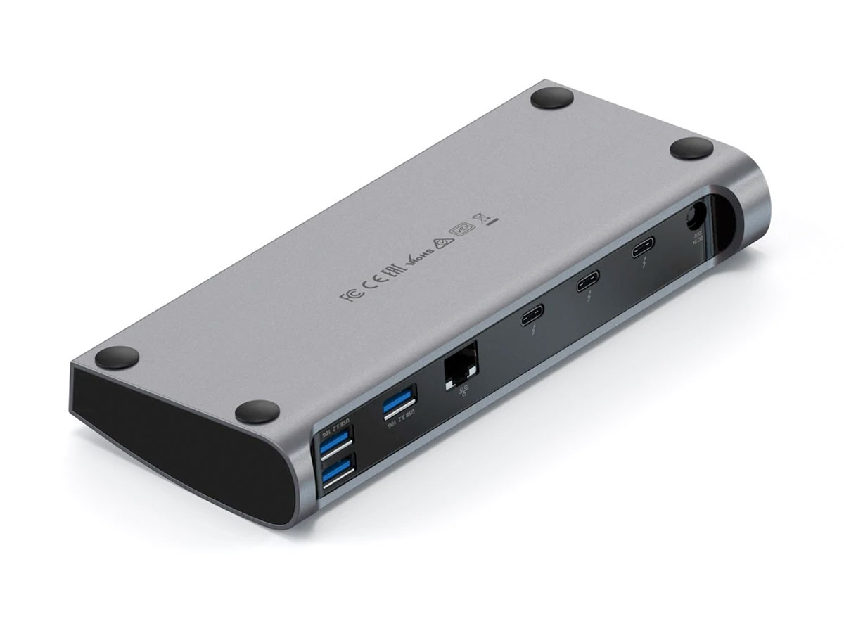 Satechi Thunderbolt 4 Dock Adapter Hub - Space Grey Aluminium