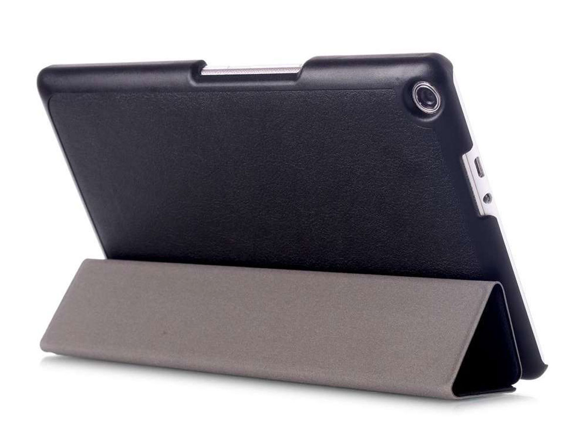 Smart Tri-Fold Bookcase Zwart - Asus ZenPad 8.0 (Z380M) Hoesje