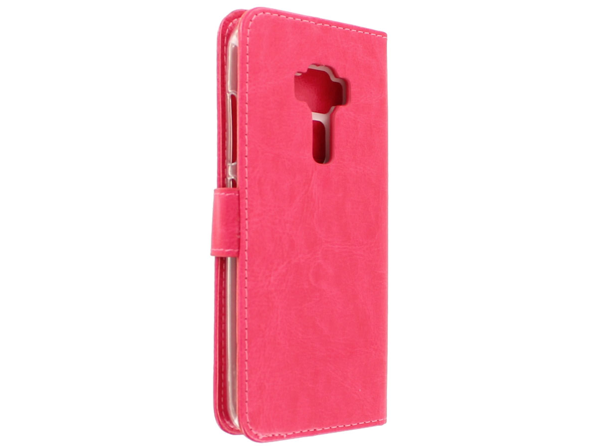 Wallet Bookcase Roze - Asus Zenfone 3 (5.2) hoesje