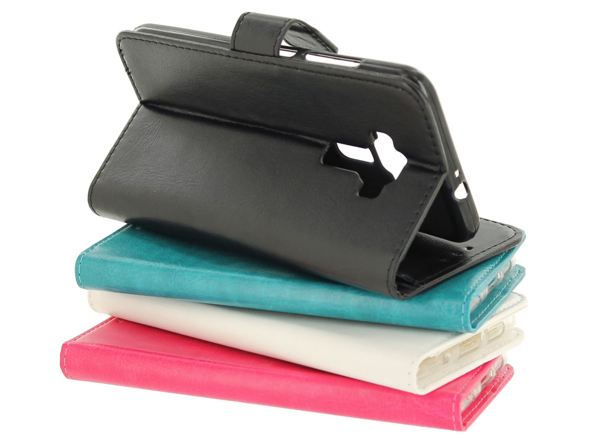 Wallet Bookcase Zwart - Asus Zenfone 3 (5.2) hoesje