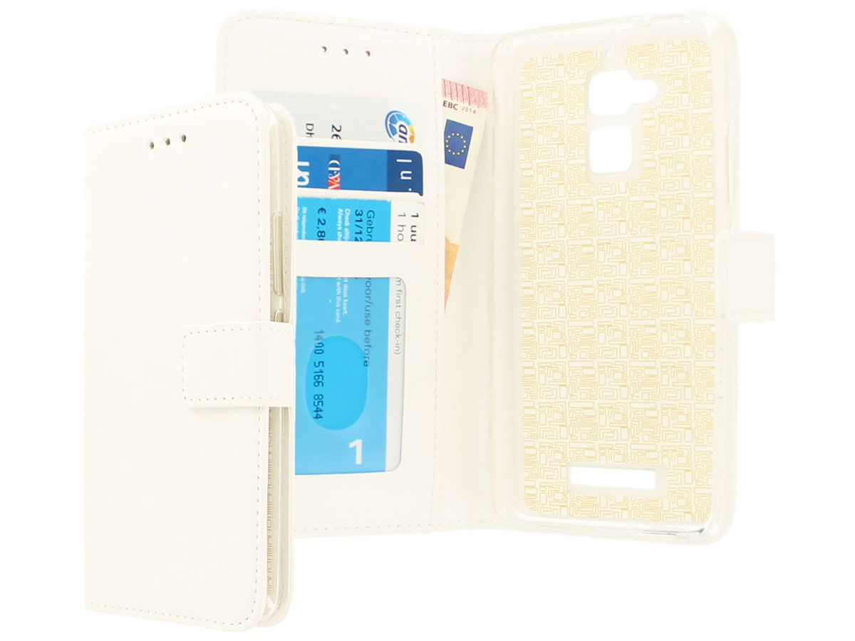 Wallet Bookcase Wit - Asus Zenfone 3 Max (5.2) hoesje