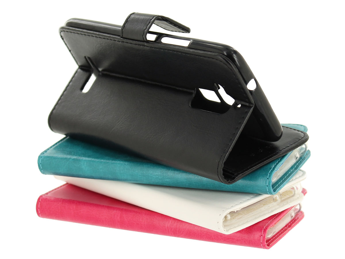 Wallet Bookcase Zwart - Asus Zenfone 3 Max (5.2) hoesje