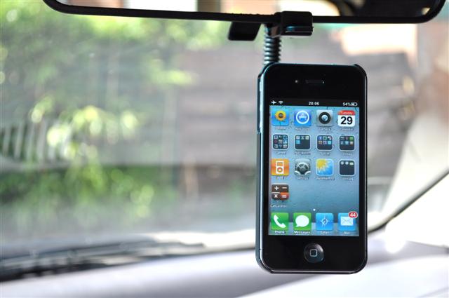 Binnenspiegel Autohouder voor iPhone 4/4S