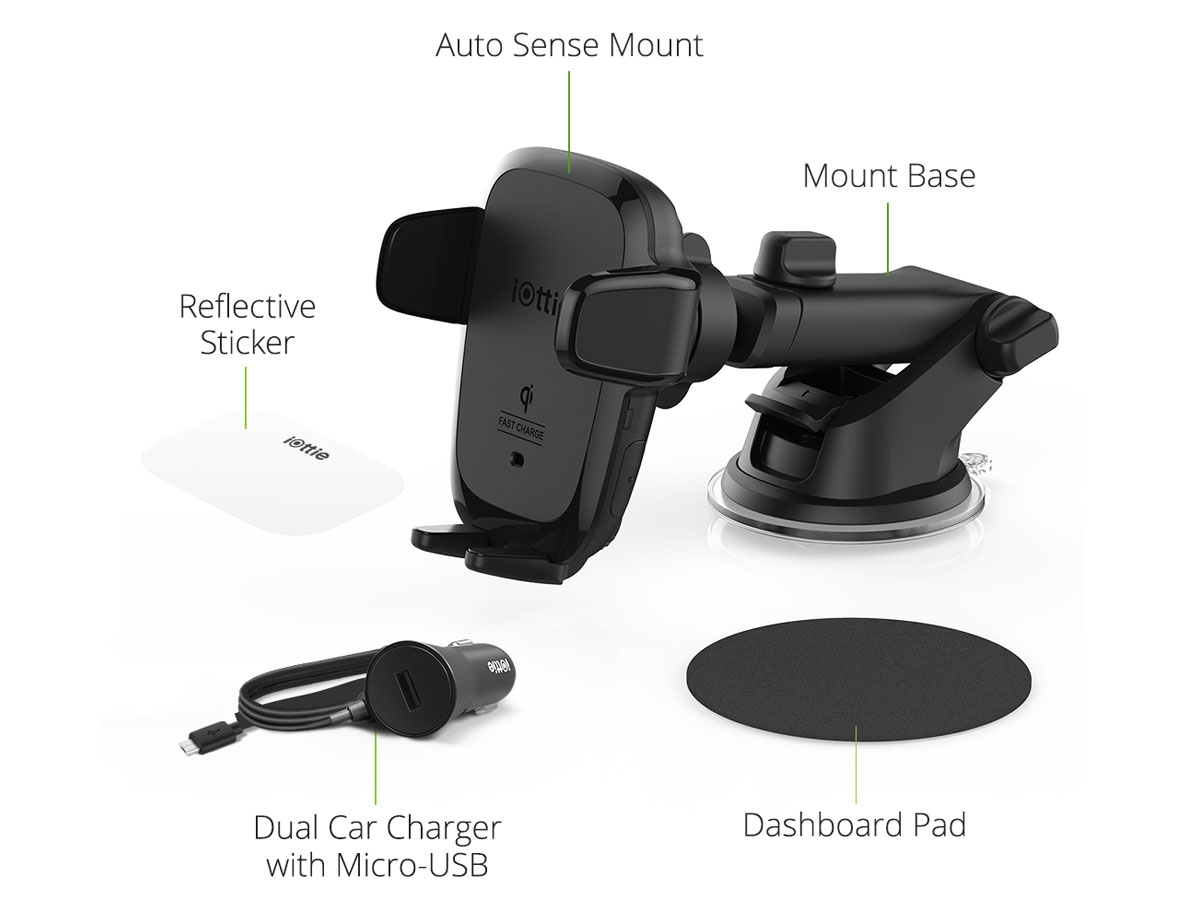 iOttie Auto Sense Dash - Sensor Autohouder met Draadloze Oplader