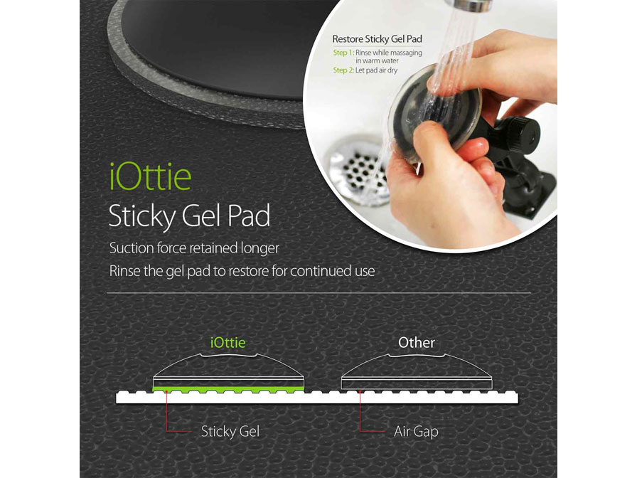 iOttie Easy One Touch Wireless - Autohouder QI Oplader