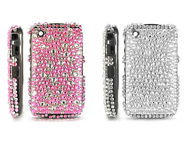 Shiny Diamond Back Case Hoes Blackberry 8520/9300