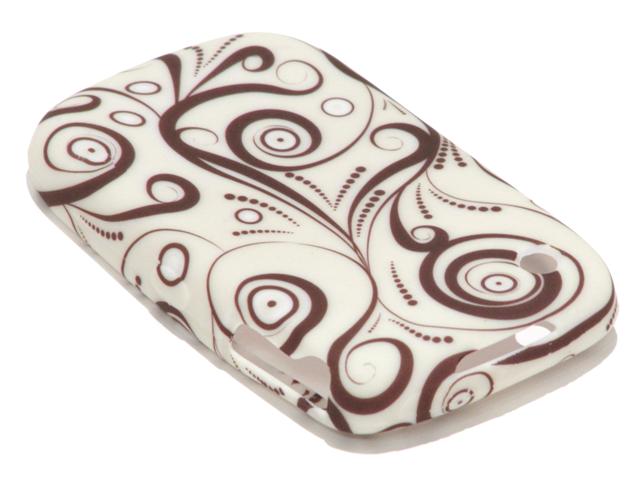 Coffee Swirl TPU Case Hoes Blackberry 8520/9300