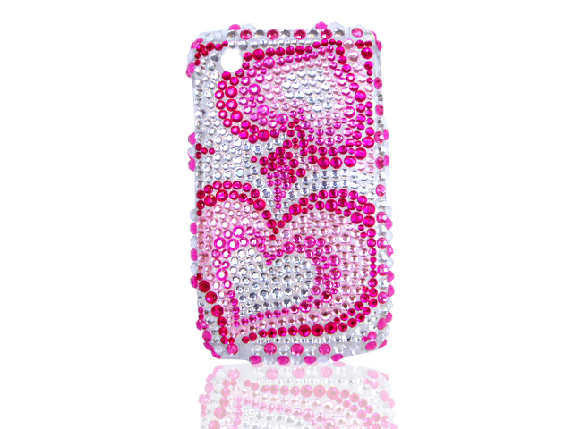 Diamond Hearts Case Hoes Blackberry 8520/9300