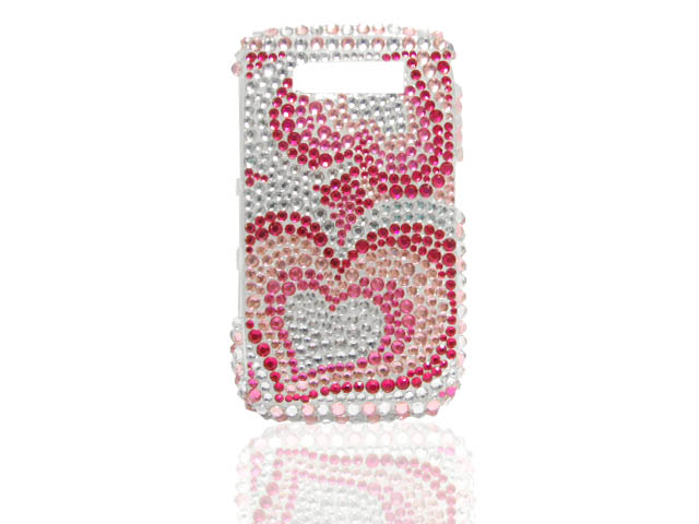 Diamond Hearts Case voor Blackberry Curve 8900