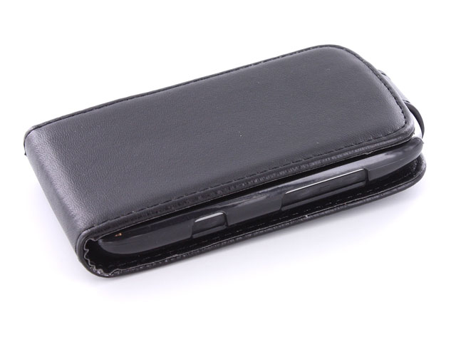 Business Leather Flip Case voor Blackberry Curve 9320