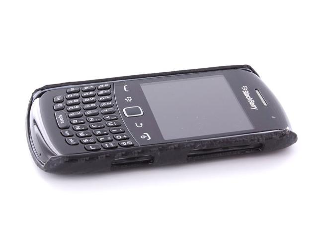 Carbon Back Case Cover voor Blackberry Curve 9360
